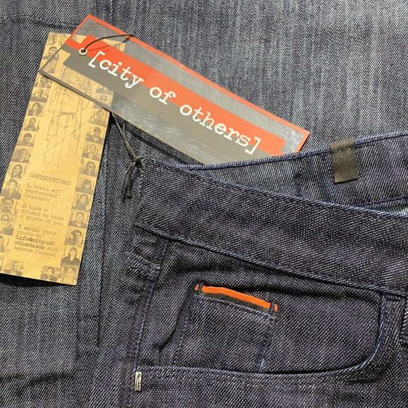 NWT City Of Others || Woman’s Wide Leg blue Jeans.size 31Wx 33.5L - Picture 5 of 11